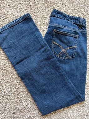 TOMMY HILFIGER 💙BLUE💙 DENIM CLASSIC HOPE BOOTCUT JEANS SIZE 14R 🌟EUC🌟